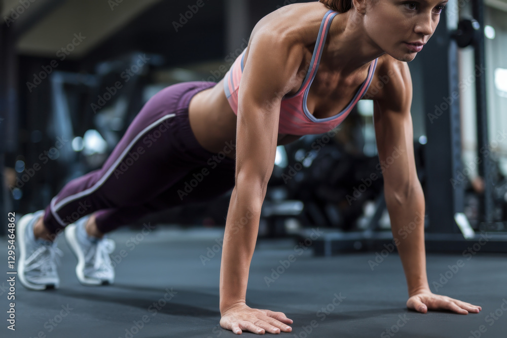 Woman Doing Plankv Woman Doing Plankv