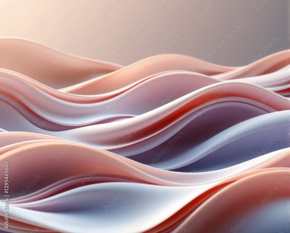 A visually captivating abstract representation of flowing waves, featuring soft hues of pink and blue, creating a serene and dynamic composition. A visually captivating abstract representation of flowing waves, featuring soft hues of pink and blue, creating a serene and dynamic composition.