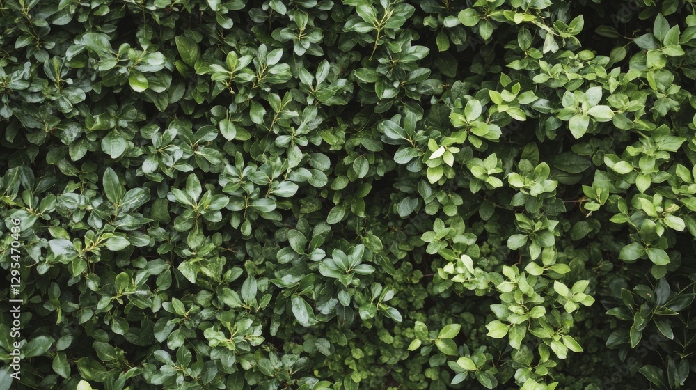 Lush Green Hedge: A Textured Tapestry of Nature Lush Green Hedge: A Textured Tapestry of Nature