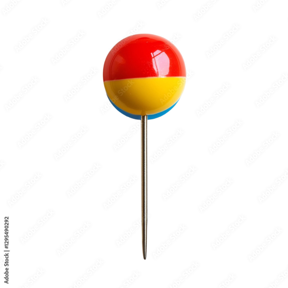 Colorful Round Push Pin Office Supply Stationery Item, Colorful Round Push Pin Office Supply Stationery Item,