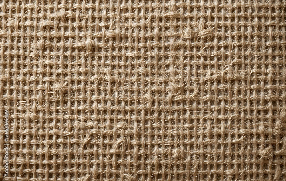 High-Resolution Close-Up of Woven Burlap Fabric Detailed Texture High-Resolution Close-Up of Woven Burlap Fabric Detailed Texture
