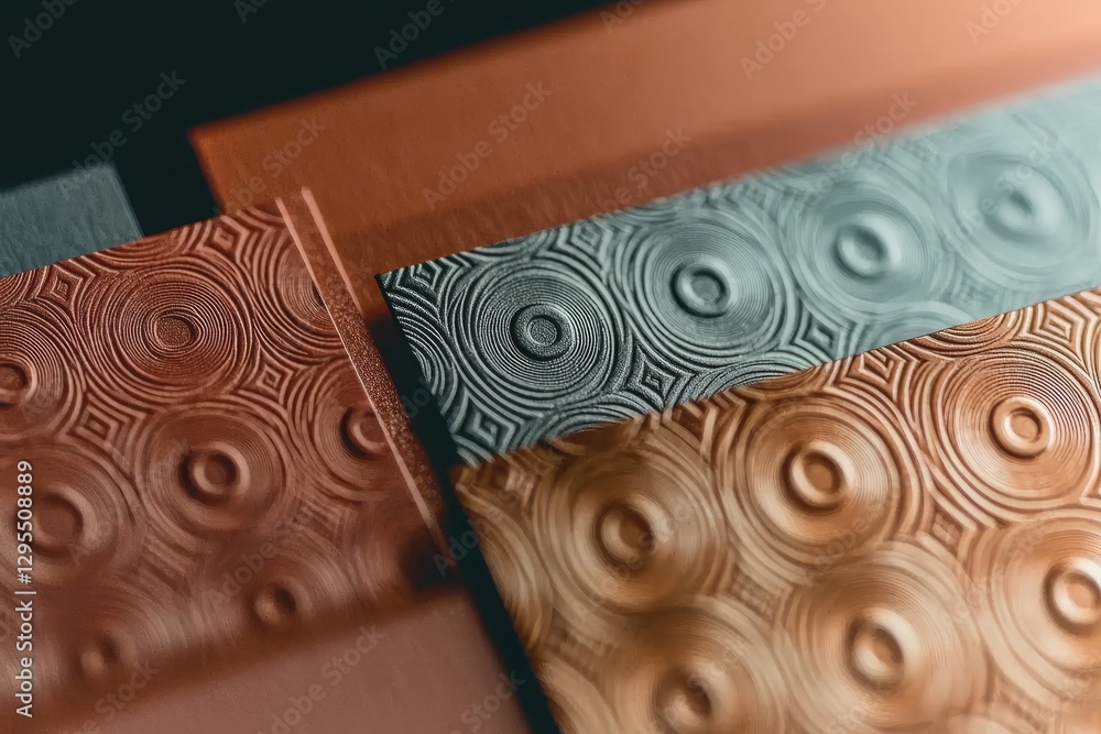 Stunning close up of luxury business cards featuring embossed typography and realistic details Stunning close up of luxury business cards featuring embossed typography and realistic details