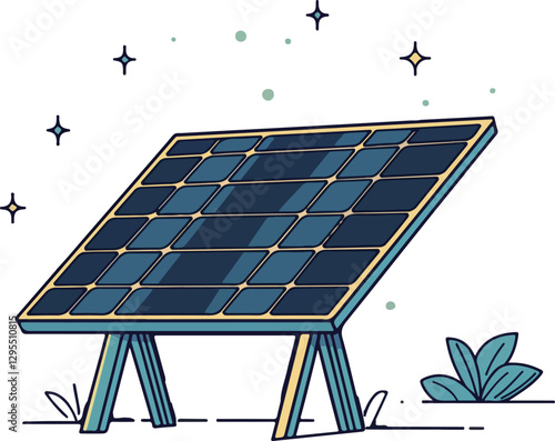 Solar Panel Illustration