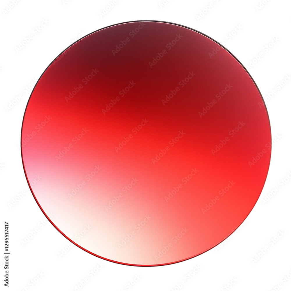Red Gradient Circle Abstract Design Background,