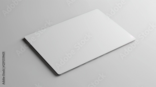 : A sleek, modern laptop cover with a smooth matte finish and subtle texture, placed on a clean white background, showcasing its high-quality material in HD.