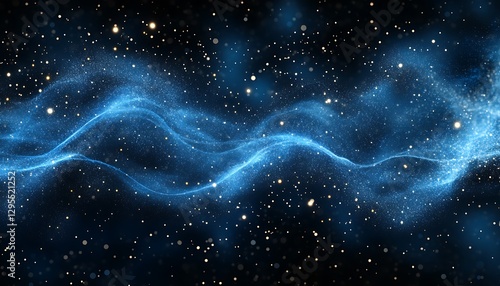 Cosmic Energy Wave, Space Background, Abstract Art, possible use in Space Exploration