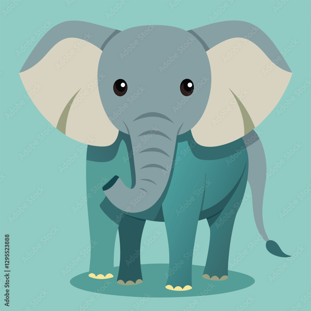 Fototapeta premium elephant vector