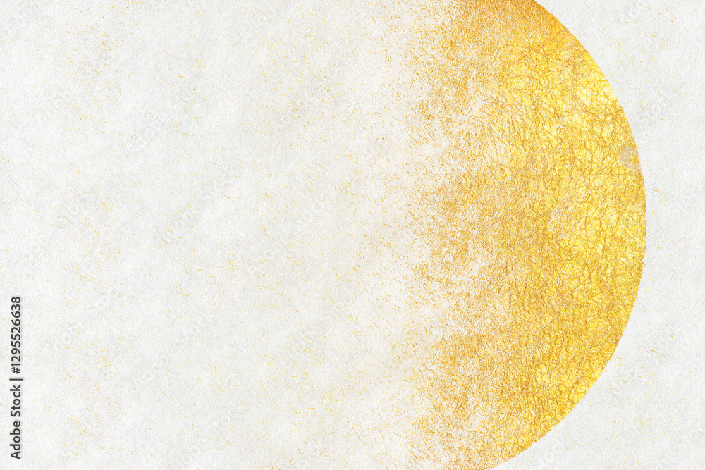 White Japanese paper and gold pattern background material with Japanese beauty. White Japanese paper and gold pattern background material with Japanese beauty.