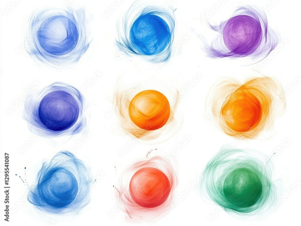 Dynamic abstract paint strokes on white background, a modern art texture for contemporary design Dynamic abstract paint strokes on white background, a modern art texture for contemporary design
