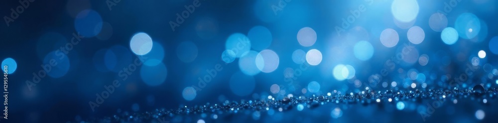 Cool toned blue and silver bokeh, icy sparkle , winter wonderland, serene Cool toned blue and silver bokeh, icy sparkle , winter wonderland, serene