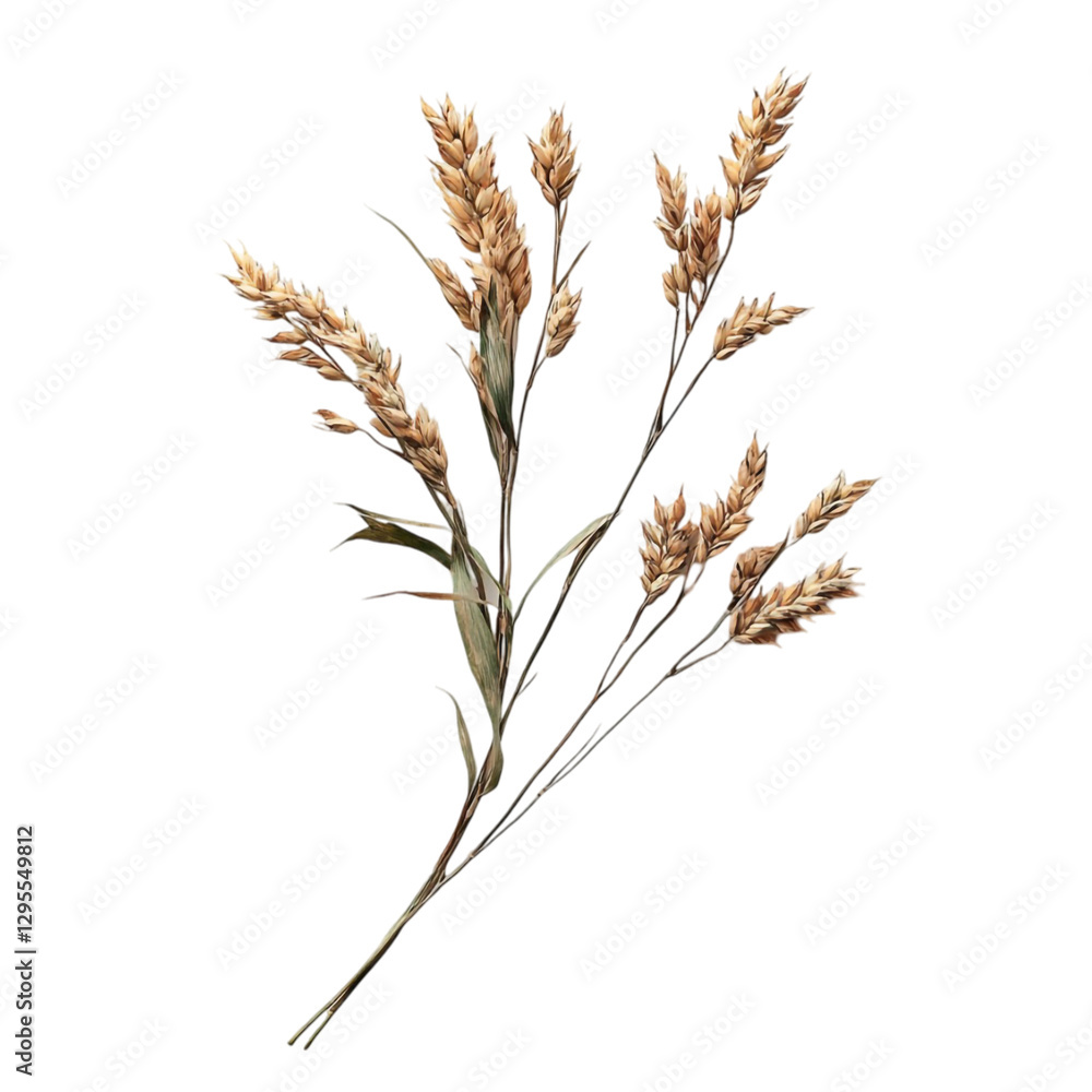 Wheat stalks against vibrant abstract stripes art design nature harvest digital painting Wheat stalks against vibrant abstract stripes art design nature harvest digital painting