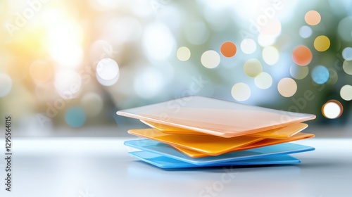 abstract background with bokeh