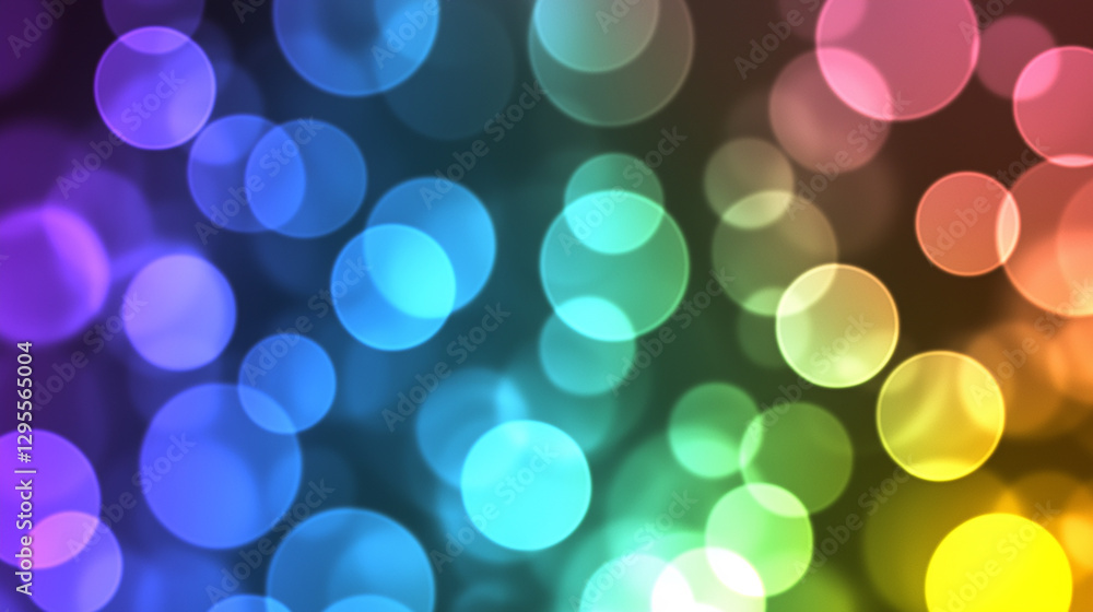Fototapeta premium Abstract Bokeh Circles Background