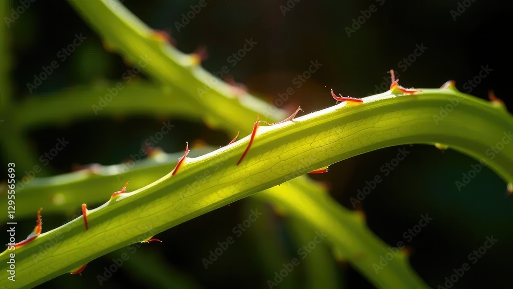 Acelgas verdes con nervaduras rojas en contra de la luz, colorido, naturaleza, luz y sombra Acelgas verdes con nervaduras rojas en contra de la luz, colorido, naturaleza, luz y sombra