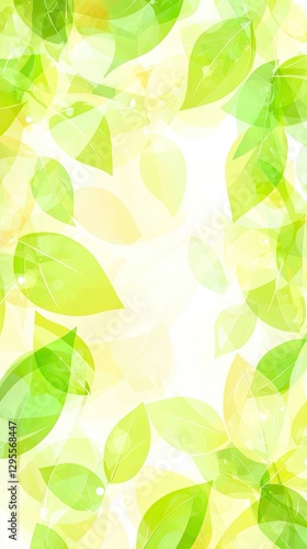 Wallpaper Mural Abstract spring leaves design for background use Torontodigital.ca