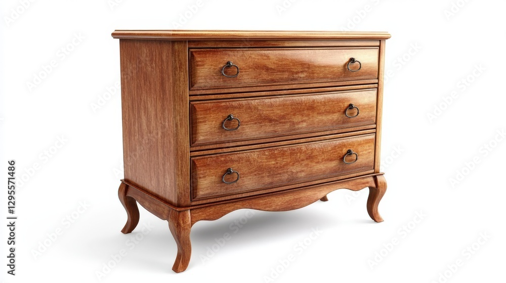 Mediterranean style chest of drawers with elegant design and ample storage space Mediterranean style chest of drawers with elegant design and ample storage space