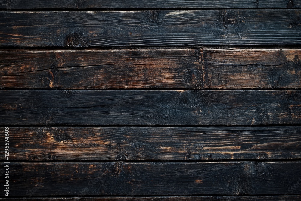 Obraz premium Dark Wood Plank Background