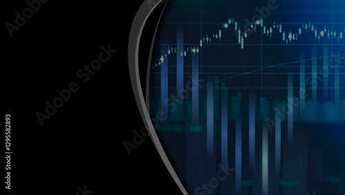 Tableau sur toile Background negro de negocios en dinero billetes criptoactivos y bitcoin así como