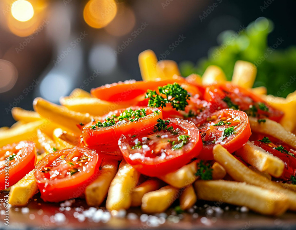 fries and tomatoes fries and tomatoes