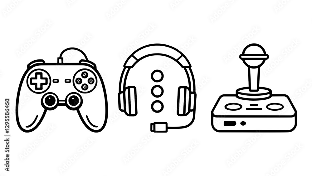 video game controller vector illustration video game controller vector illustration