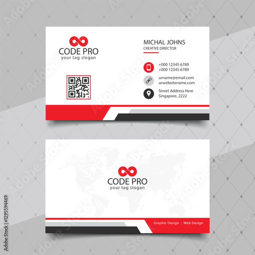 Creative Business card Premium Vector