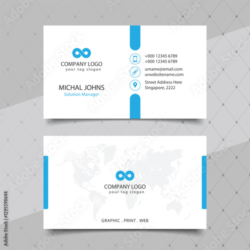 Creative Business card Premium Vector