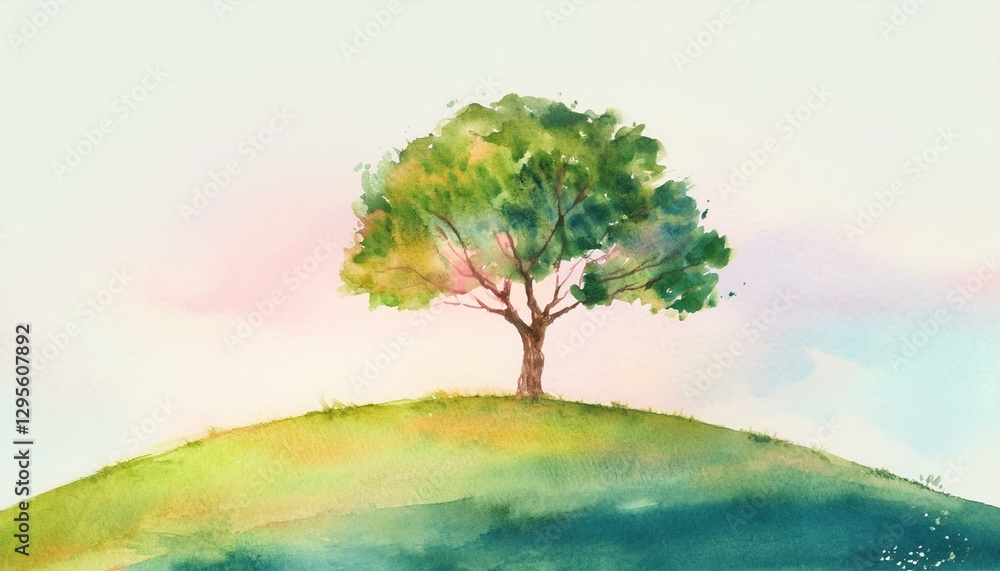 1本の木のイラスト素材 1本の木のイラスト素材