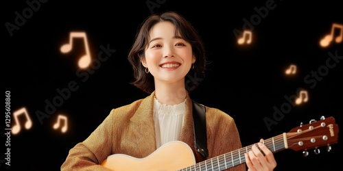Melody's Embrace: A radiant...