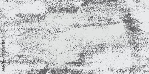 Black grainy texture isolated on white background. Dust overlay. Dark noise granules. Digitally generated image. Vector design elements. Illustration, Eps 10.