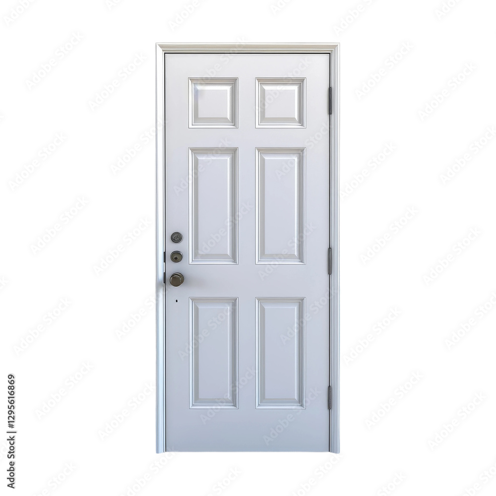 Doorway to Serenity: A pristine, white door stands as a symbol of access and transition, offering a minimalist yet elegant aesthetic Doorway to Serenity: A pristine, white door stands as a symbol of access and transition, offering a minimalist yet elegant aesthetic