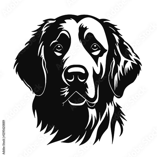 Golden Retriever in Silhouette
