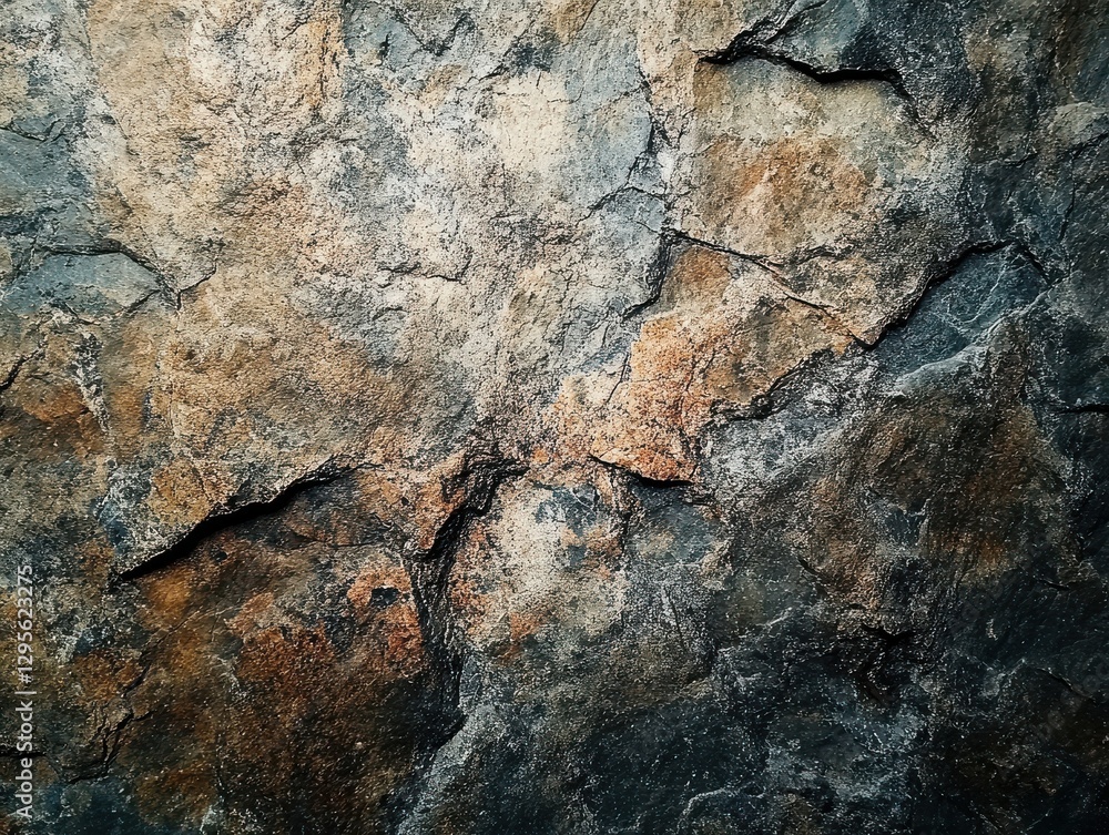 Obraz premium Granite surface texture with natural stone details 