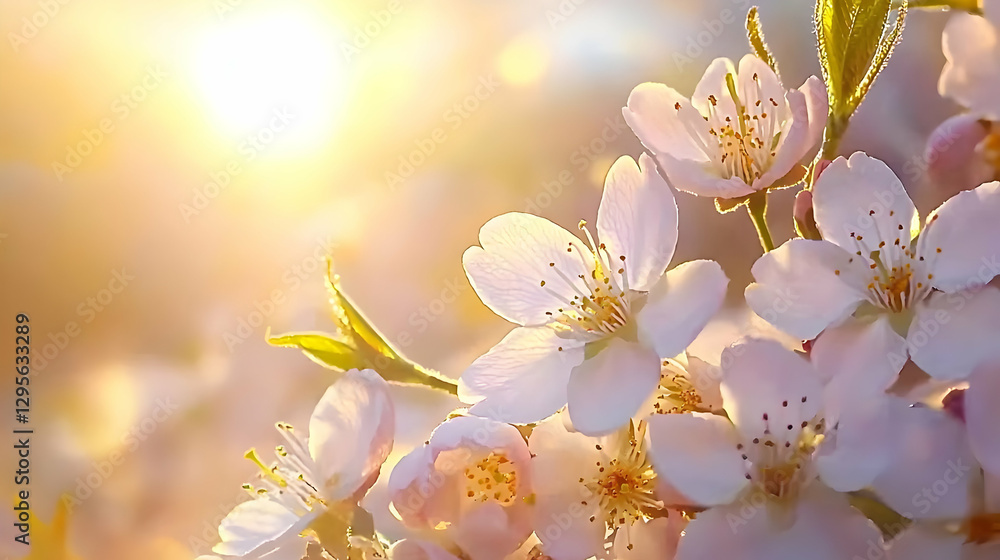 Soft Pink Blossoms in Sunlight with a Gentle Spring Vibe Soft Pink Blossoms in Sunlight with a Gentle Spring Vibe