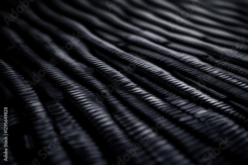 Wallpaper Mural Abstract dark, textured lines in parallel. Ideal for backgrounds, tech, or industrial designs. Torontodigital.ca