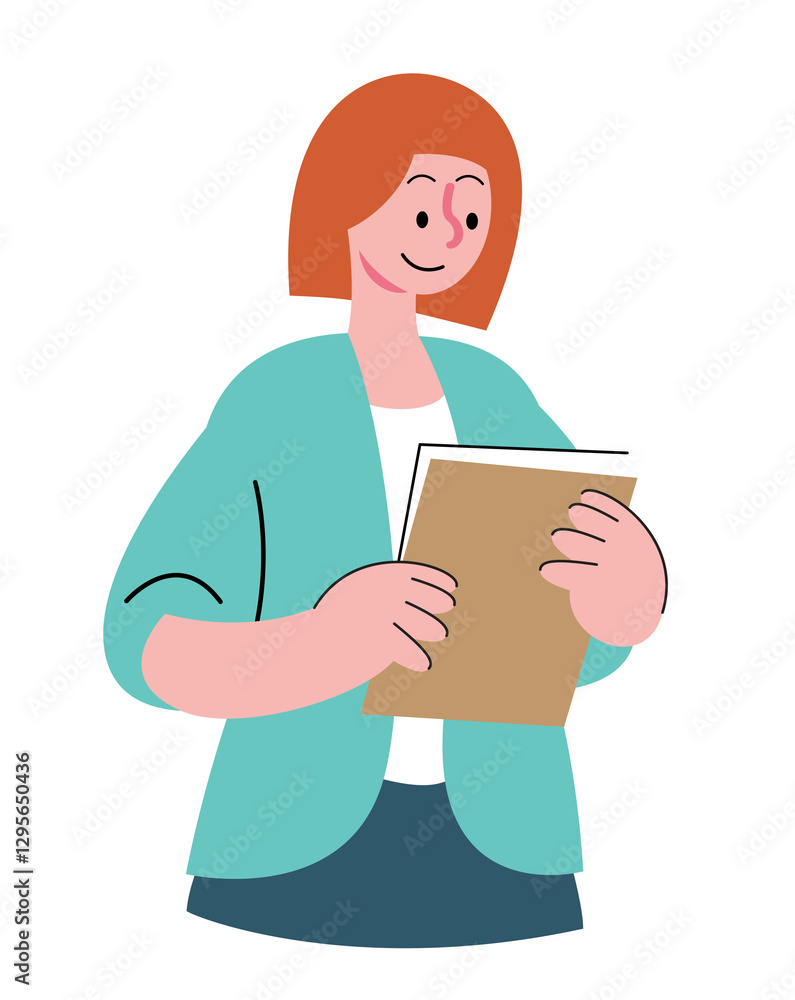 cartoon business people character