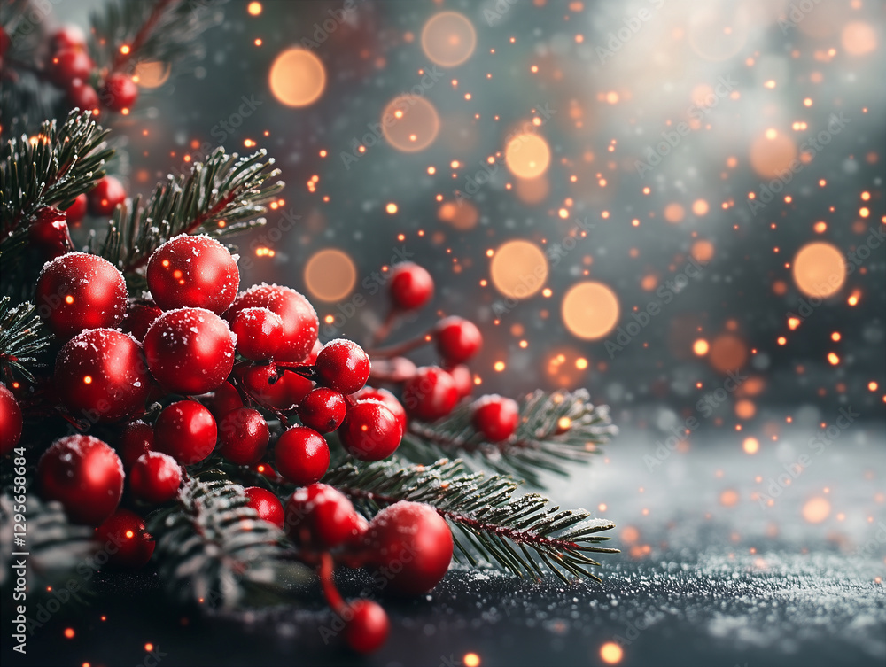 Elegant Christmas background, New Year's card Elegant Christmas background, New Year's card