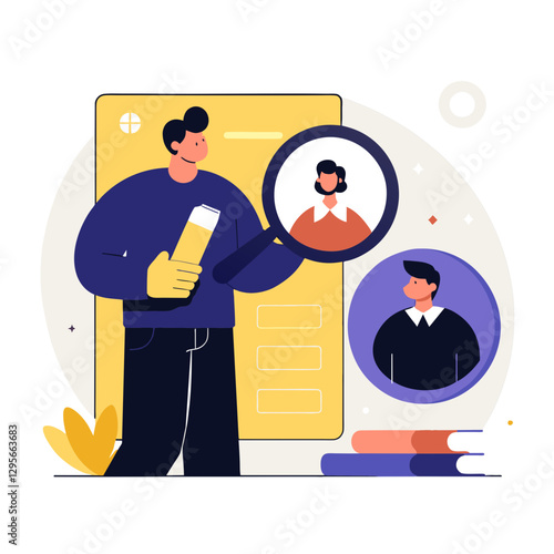 Employee profile and resume analysis for recruitment and hiring process

