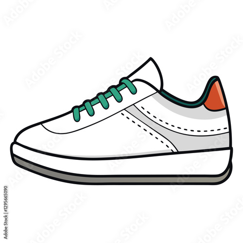 beautiful shoe vector 