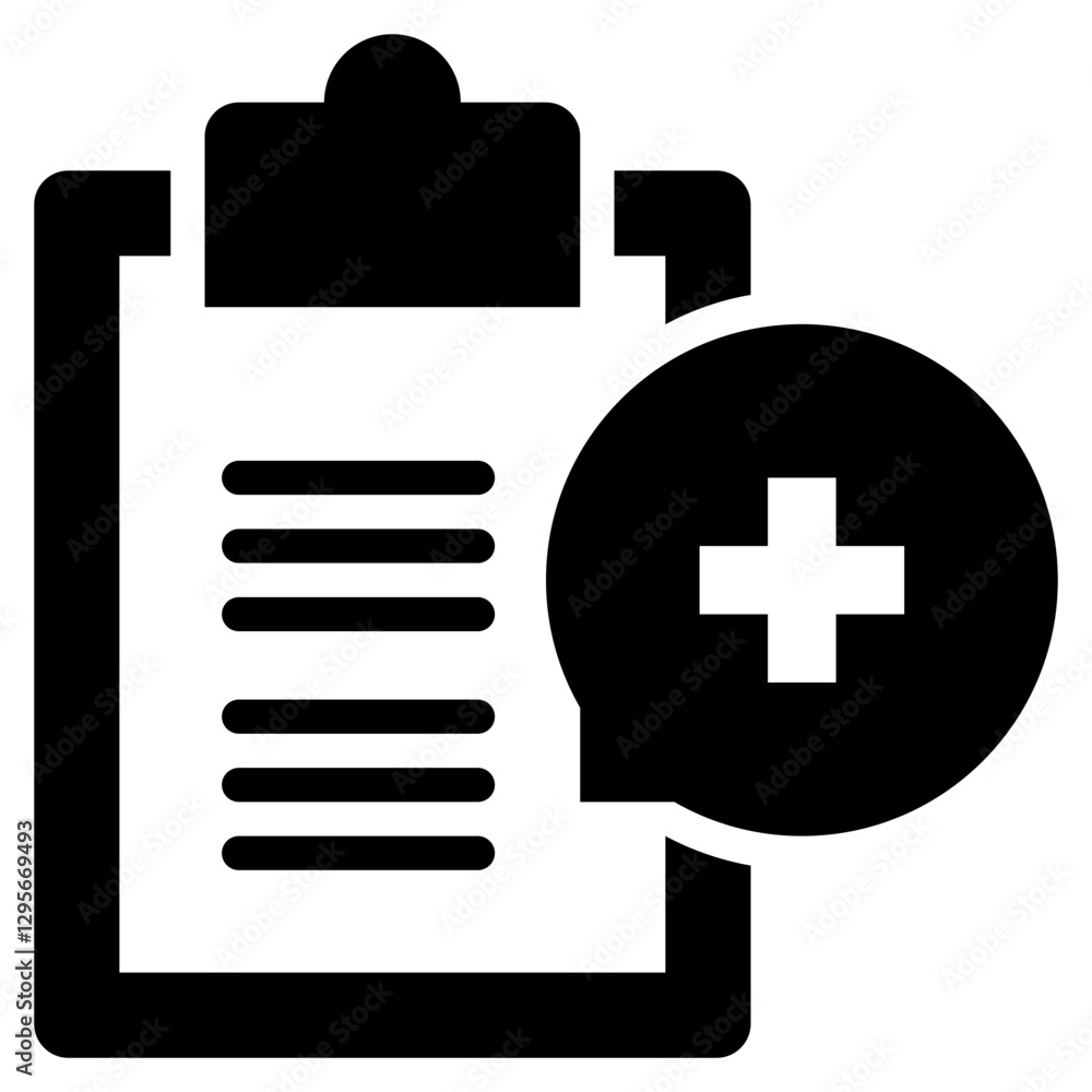 health medical hospital report healthcare solid glyph icon health medical hospital report healthcare solid glyph icon