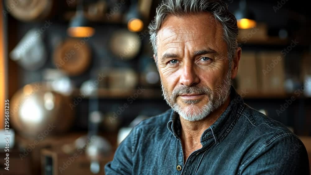 Portrait of a Confident Mature Man Portrait of a Confident Mature Man