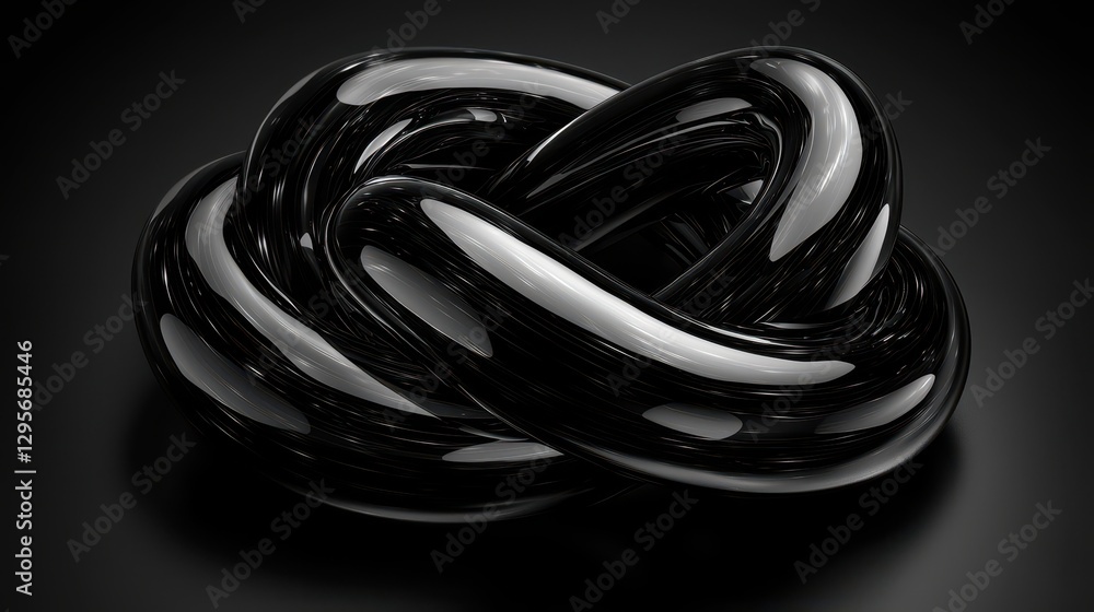 A sleek, transparent black torus, a three-dimensional geometric form, rendered in pristine white as a PNG image, inviting viewers to explore its intricate design. A sleek, transparent black torus, a three-dimensional geometric form, rendered in pristine white as a PNG image, inviting viewers to explore its intricate design.
