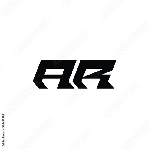 Free Download AR monogram logo design letter text name symbol monochrome logotype alphabet character simple logo - GFXLoad