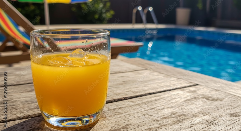glass of fruit juice glass of fruit juice