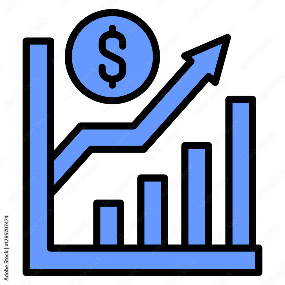 Business Growth Icon Element For Design Business Growth Icon Element For Design
