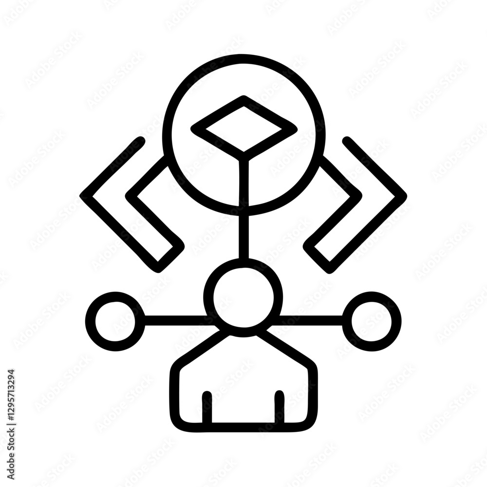 logic icon, logic line art - simple line art of logic, perfect for logic logos and icons logic icon, logic line art - simple line art of logic, perfect for logic logos and icons