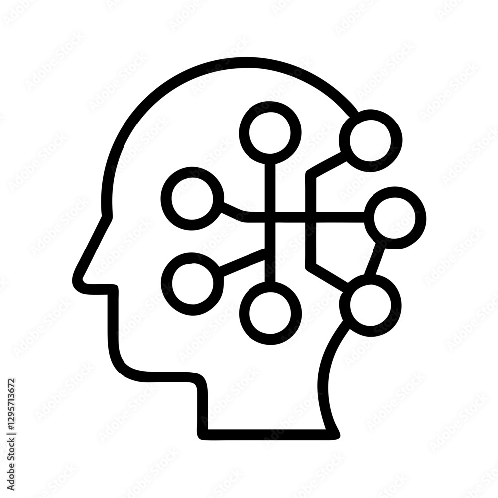 mind map icon, mind map line art - simple line art of mind map, perfect for mind map logos and icons mind map icon, mind map line art - simple line art of mind map, perfect for mind map logos and icons