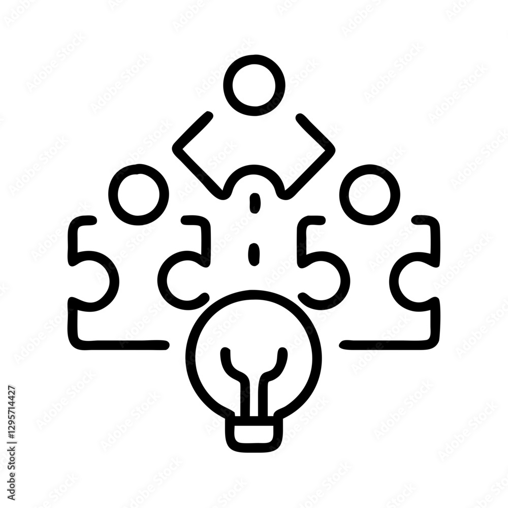 solutions icon, solutions line art - simple line art of solutions, perfect for solutions logos and icons solutions icon, solutions line art - simple line art of solutions, perfect for solutions logos and icons