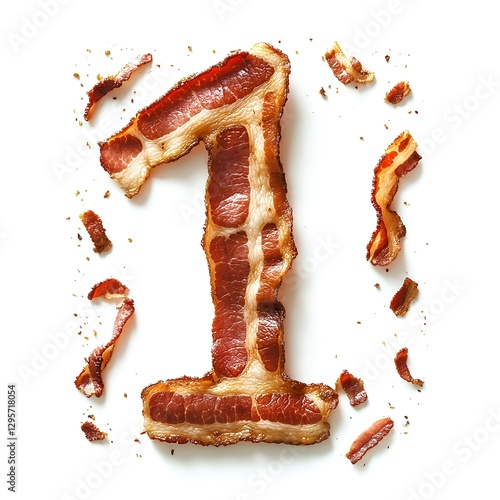 Crispy Bacon Forms Number One: A Deliciously Artistic Shot! photo