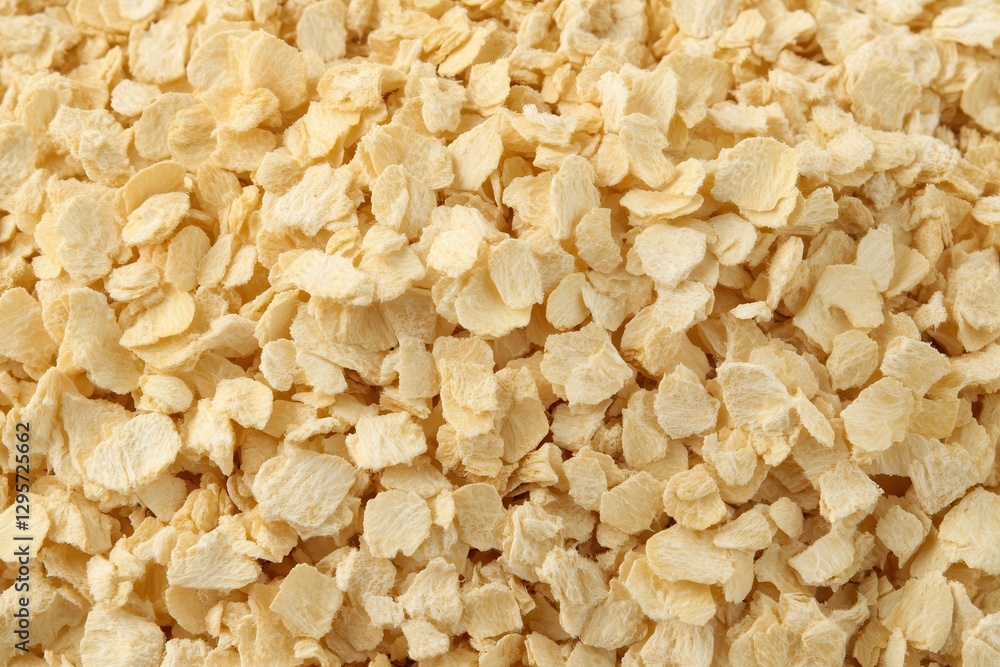 Dried Onion Flakes Close-Up Texture Background Dried Onion Flakes Close-Up Texture Background