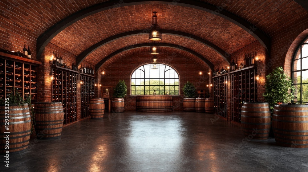 Rustic Wine Cellar Interior (9) Rustic Wine Cellar Interior (9)